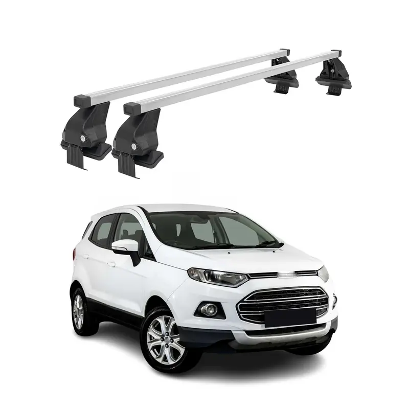 Barres de toit transversales pour Ford Ecosport 2014-2017 Gris
