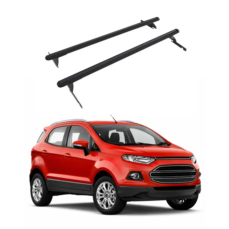 Barres de toit transversales pour Ford Ecosport 2014-2023 Aluminium Noir