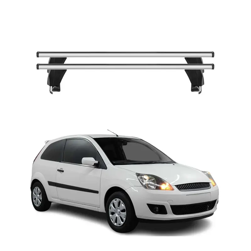Barres de toit Transversales pour Ford Fiesta V 2002-2008 Alu Gris 2x 3 portes