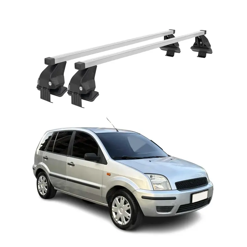 Barres de toit transversales pour Ford Fusion 2002-2012 Gris