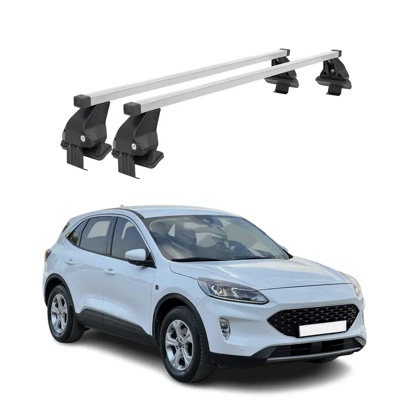 Barres de toit transversales pour Ford Kuga III 2019-2026 en Acier Gris