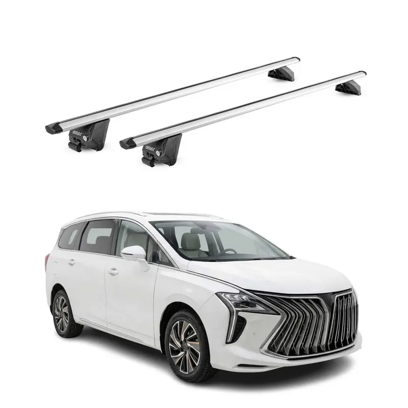 Barres de toit transversales pour Forthing U-Tour 2022-2026 Aluminium Gris ABE