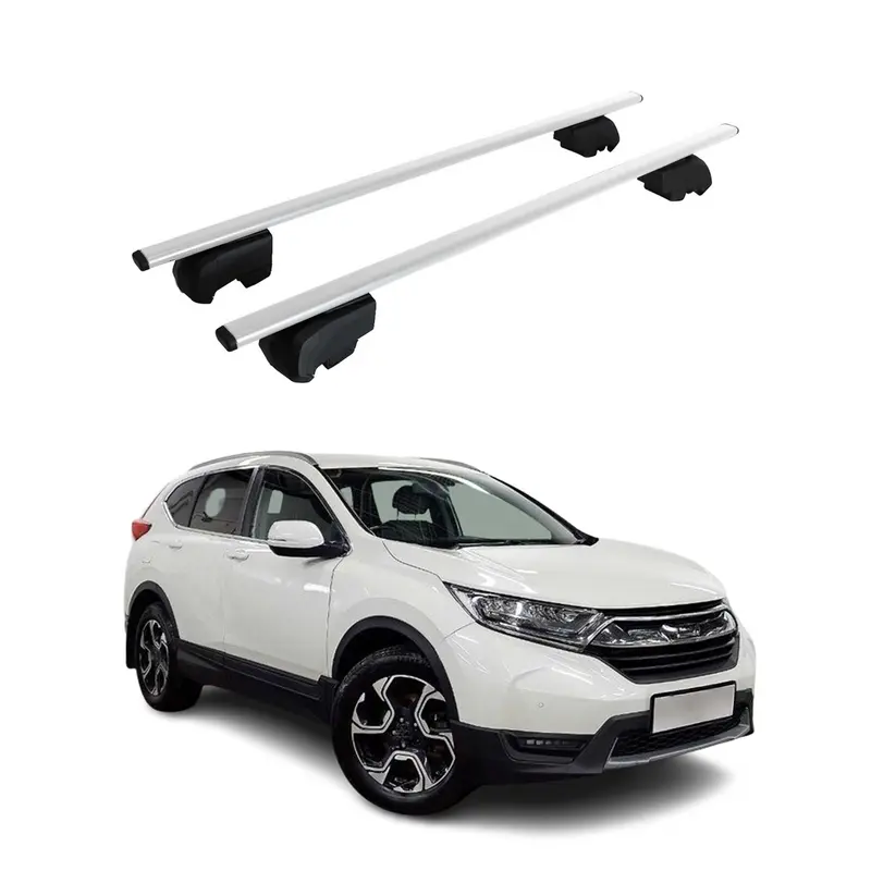 Barres de toit Transversales pour Honda CR-V 2019-2023 Acier Argent ABE