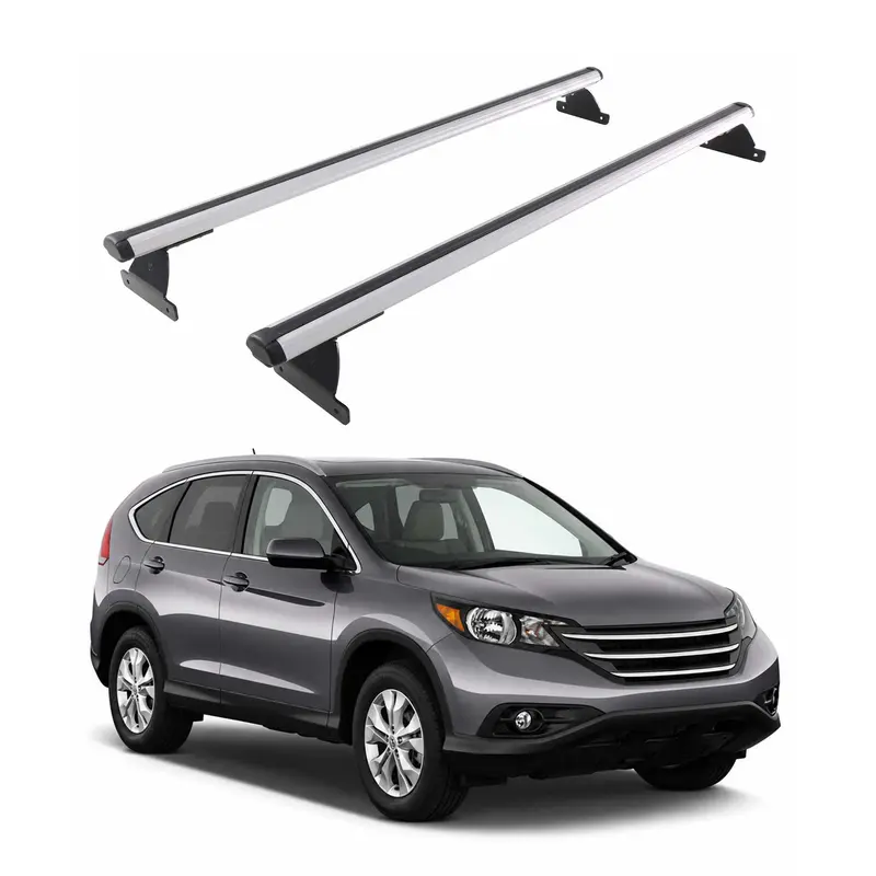 Barres De Toit Transversales Pour Honda CR-V IV 2013-2018 Argenté en Aluminium