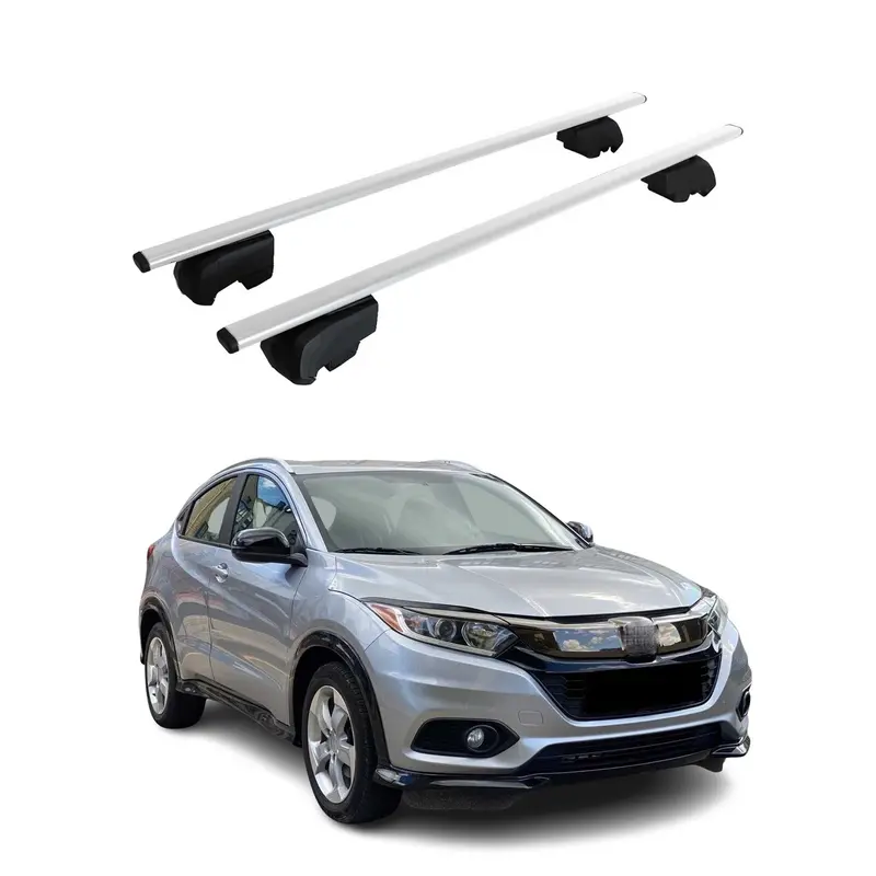 Barres de toit Transversales pour Honda HR-V 2014-2020 Acier Argent ABE