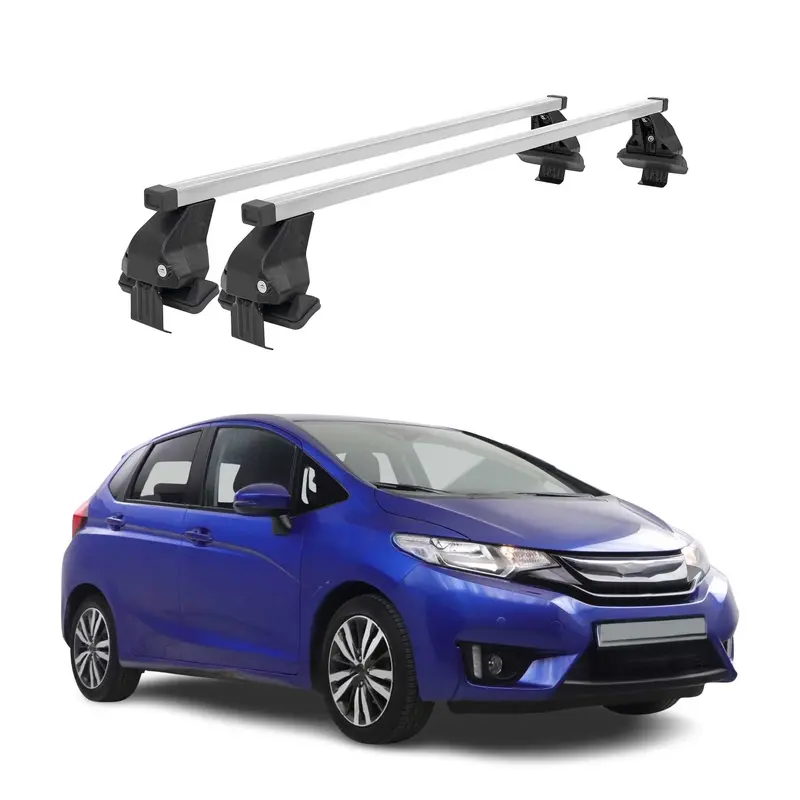 Barres de toit transversales pour Honda Jazz 2020-2026 Acier Gris