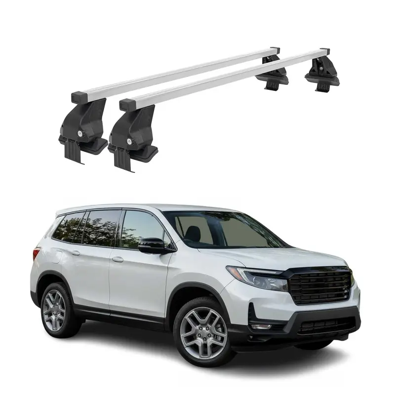 Barres de toit transversales pour Honda Passport III 2019-2025 Acier Gris
