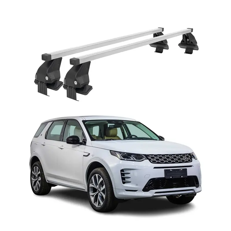 Barres de toit transversales pour Land Rover Freelander II 2007-2015 Gris