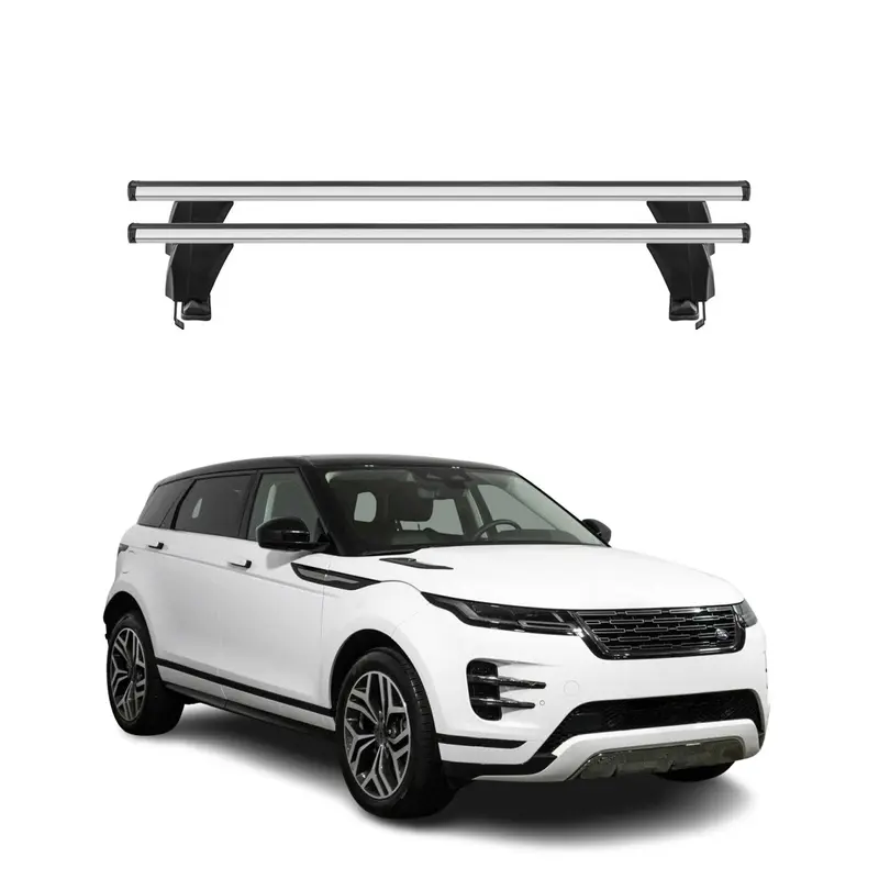 Barres de toit Transversales pour Land Rover Range Rover Evoque 2019-2026 Gris