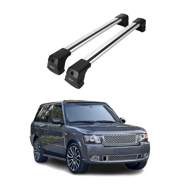 Barres De Toit Transversales pour Land Rover Range Rover Vogue 2002-2012 Gris 2x