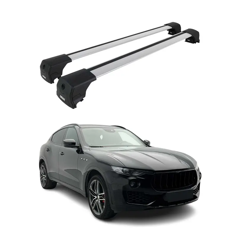 Barres De Toit Transversales pour Maserati Levante 2016-2021 Alu Gris ABE