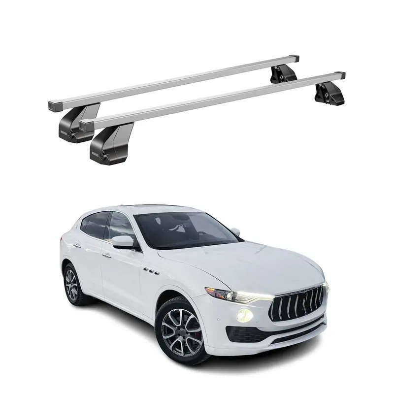 Barres de toit transversales pour Maserati Levante 2017-2024 Acier Gris