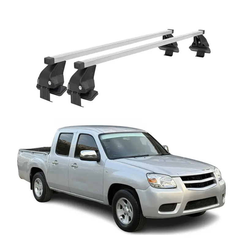 Barres de toit transversales pour Mazda BT-50 2011-2020 Gris