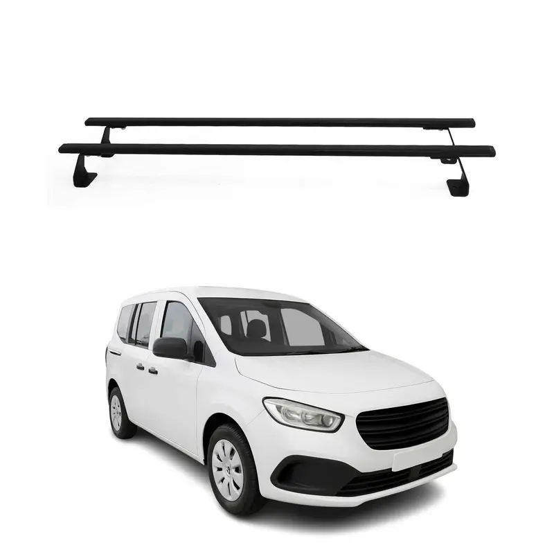 Barres de toit transversales pour Mercedes Citan 2021-2026 Acier Noir 2 pcs