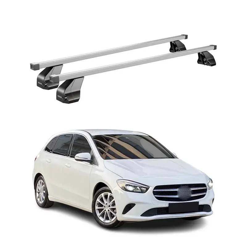 Barres de toit transversales pour Mercedes Classe B W247 2019-2026 Gris