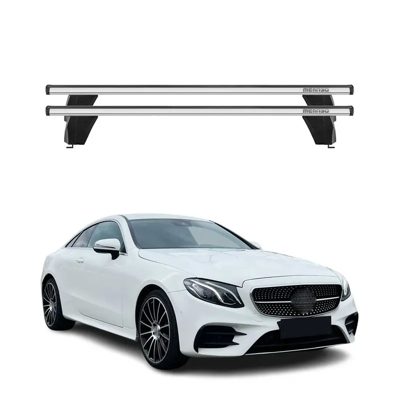 Barres de toit Transversales pour Mercedes E Coupe C238 2017-2023 Alu Gris 2x