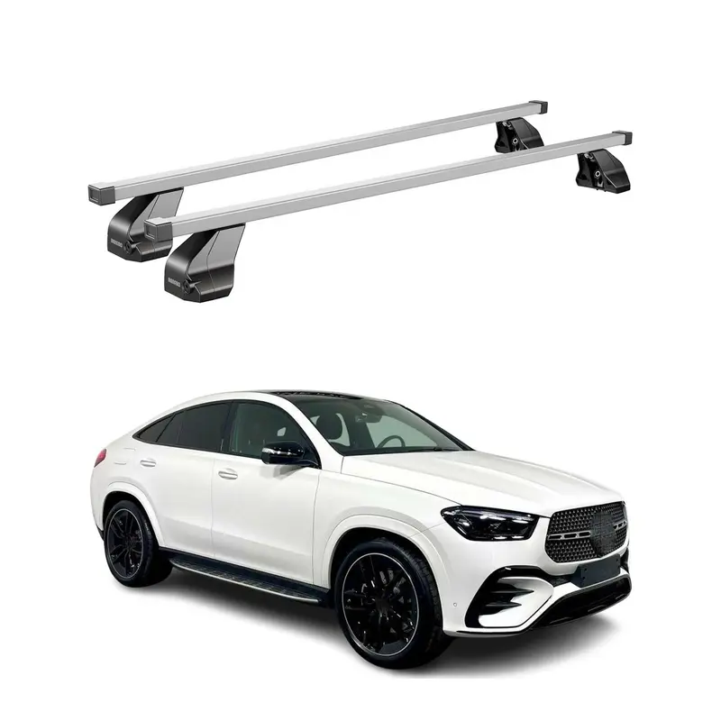 Barres de toit transversales pour Mercedes GLE C167 2019-2026 Acier Gris