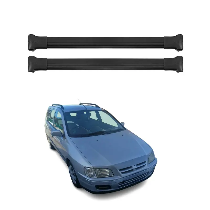 Barres de toit transversales pour Mitsubishi Space Star mk1 1999-2005 Noir 2x