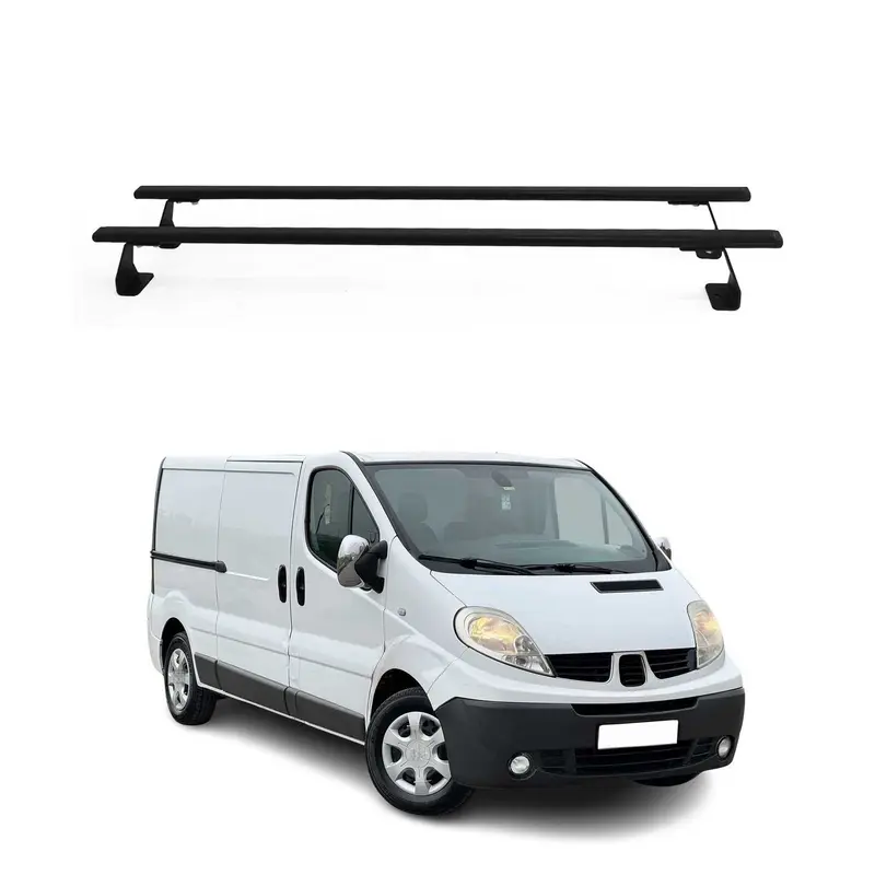 Barres de toit transversales pour Nissan Primastar 2001-2014 noir