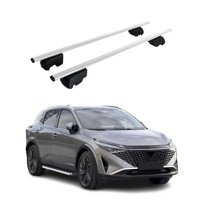 Barres de toit Transversales pour Nissan Qashqai 2021-2026 ABE Gris