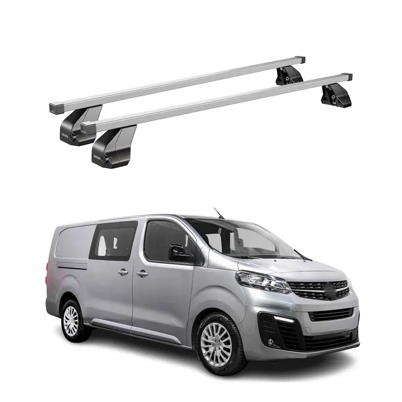 Barres de toit transversales pour Opel Combo 2019-2026 Acier Gris