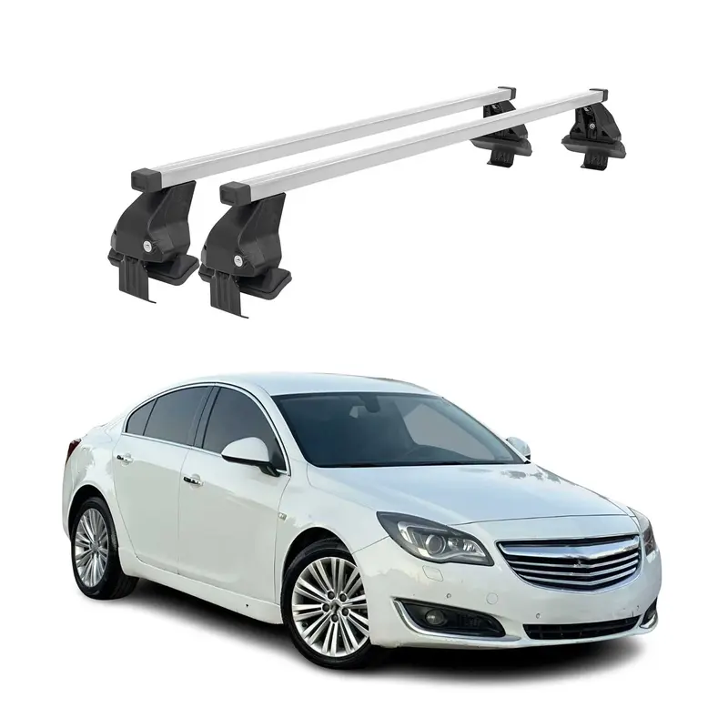 Barres de toit transversales pour Opel Insignia 2009-2017 Acier Gris