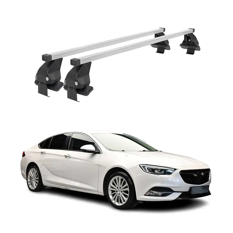 Barres de toit transversales pour Opel Insignia Grand Sport 2017-2022 Gris