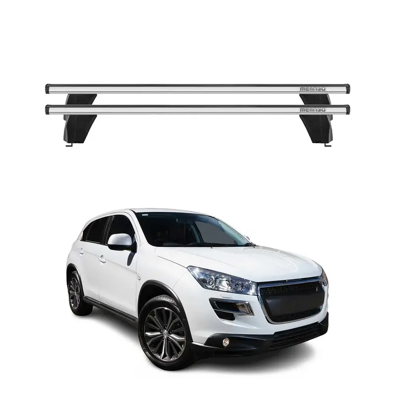 Barres de toit transversales pour Peugeot 4008 2012-2017 Gris