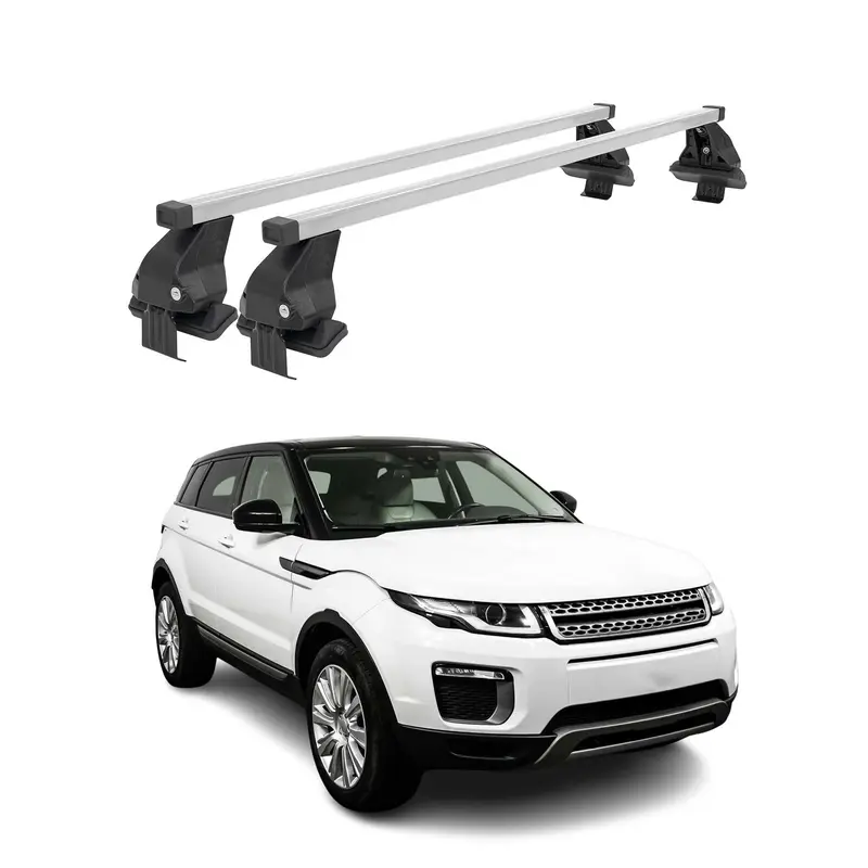 Barres de toit transversales pour Range Rover Evoque 2011-2018 Gris