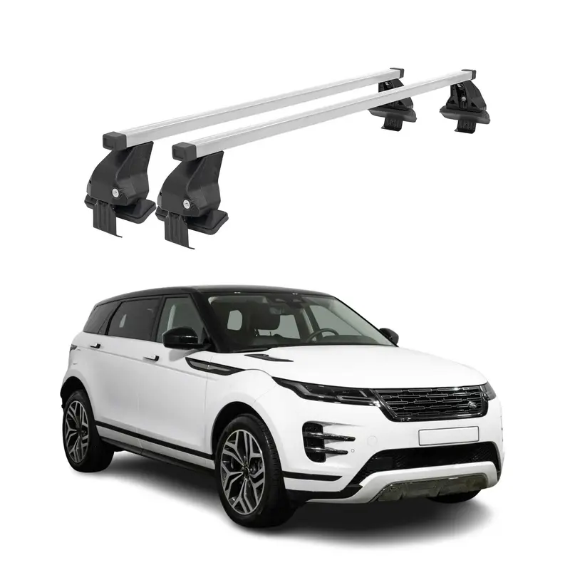 Barres de toit transversales pour Range Rover Evoque 2019-2026 Gris