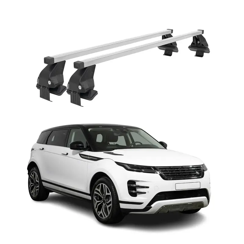 Barres de toit transversales pour Range Rover Evoque 2019-2026 Gris