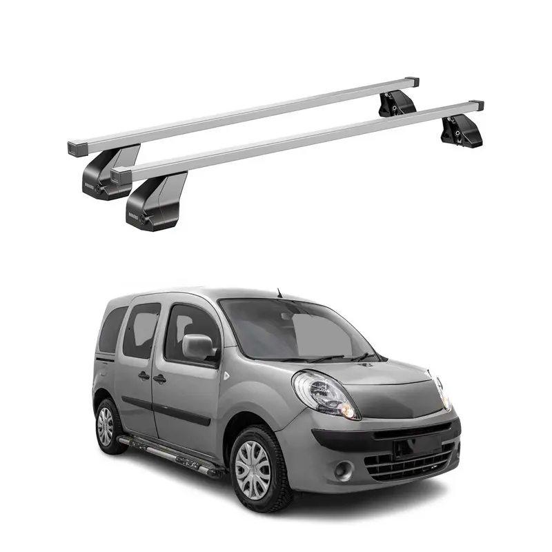 Barres de toit transversales pour Renault Kangoo Express 2007-2026 Gris