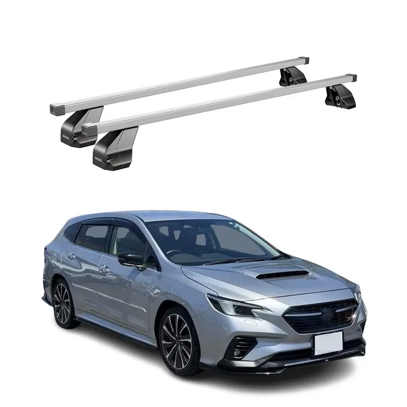 Barres de toit transversales pour Subaru Levorg 2014-2021 Acier Gris