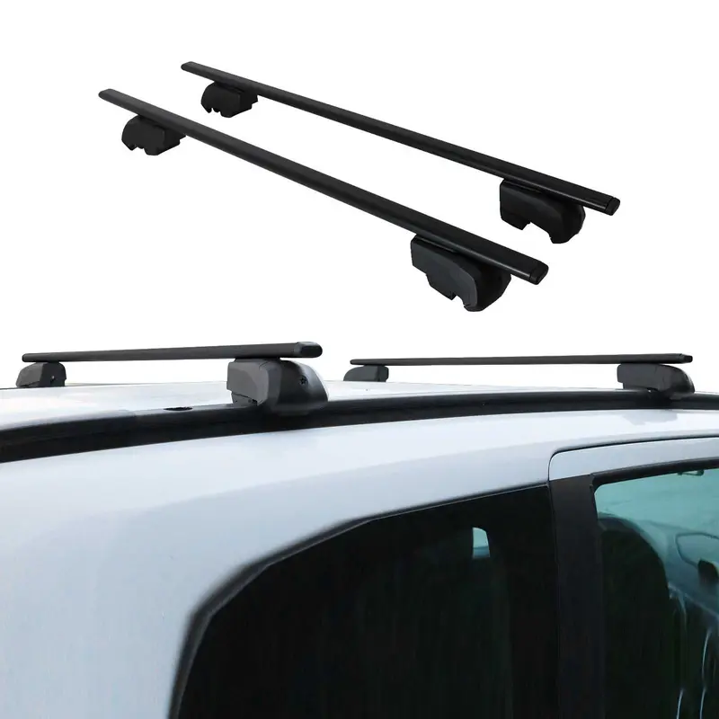 Barres de toit Transversales pour Subaru XV 2018-2023 ABE Noir 2x