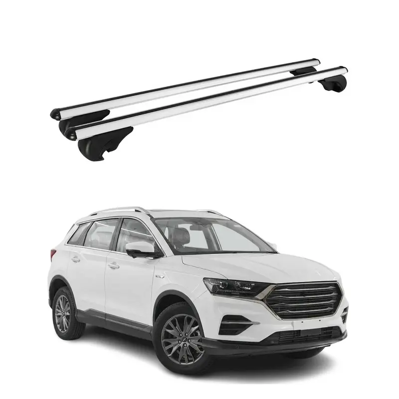 Barres de toit Transversales pour SWM G01 / G01F 2018-2026 TÜV Aluminium Gris 2x