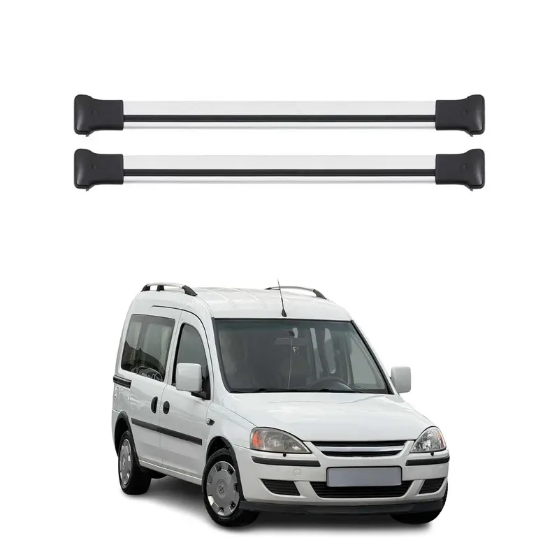 Barres de toit transversales pour VW Amarok 2010-2022 Aluminium Noir 2x