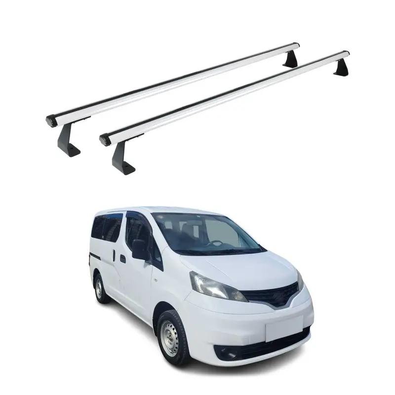 Barres de toit transversales pour VW T7 Multivan 2021-2026 Aluminium Gris 2Pcs
