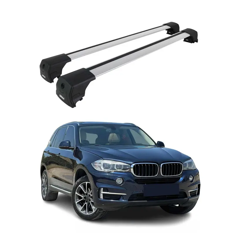 Barres de toit transversales Voiture pour BMW X5 F15 F85 2013-2018 Gris ABE