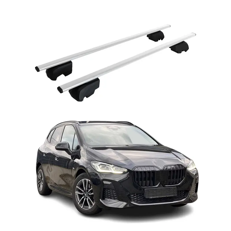 Barres de transversales pour BMW Série 2 Active Tourer U06 2021-24 Acier Argent