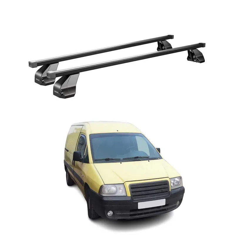 Barres Transversales Menabo pour Citroen Jumpy I 1995-2006 Noir