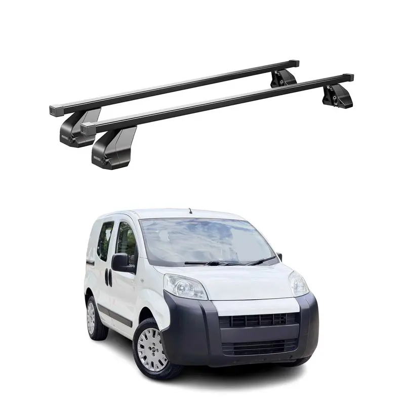 Barres Transversales Menabo pour Citroen Nemo 2008-2024 Noir