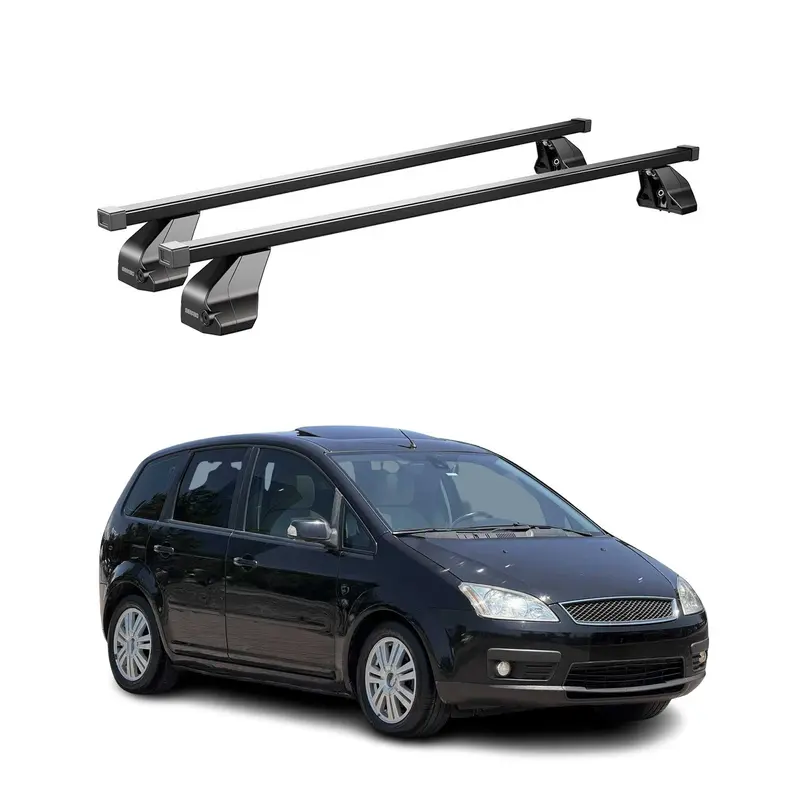 Barres Transversales Menabo pour Ford C-Max 2003-2010 Noir
