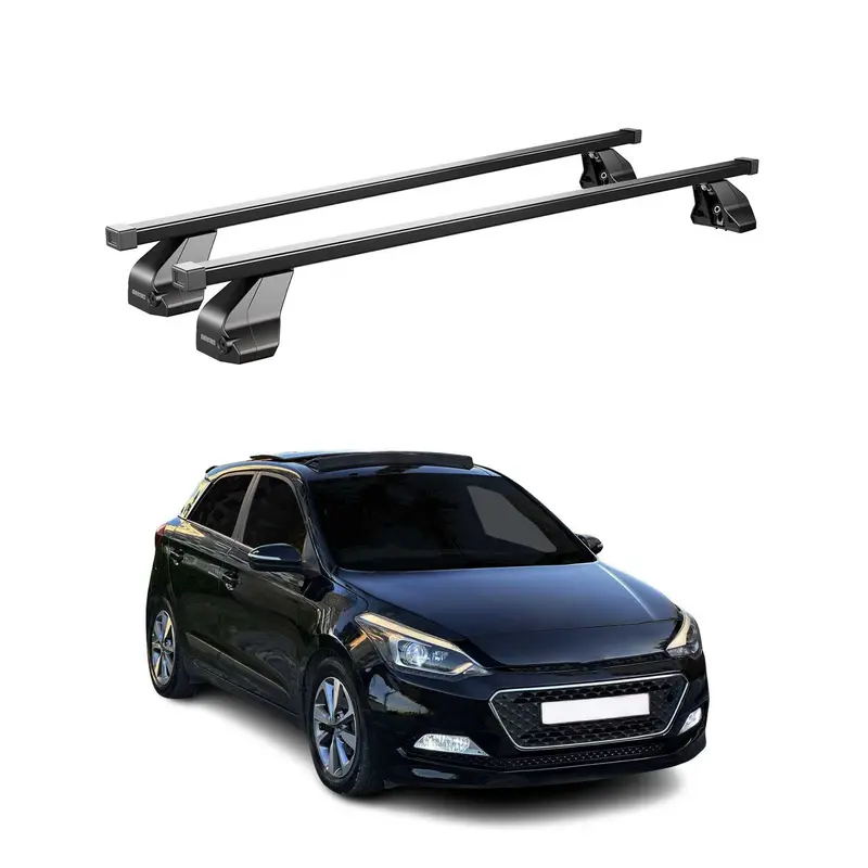 Barres Transversales Menabo pour Hyundai i20 2014-2020 Noir