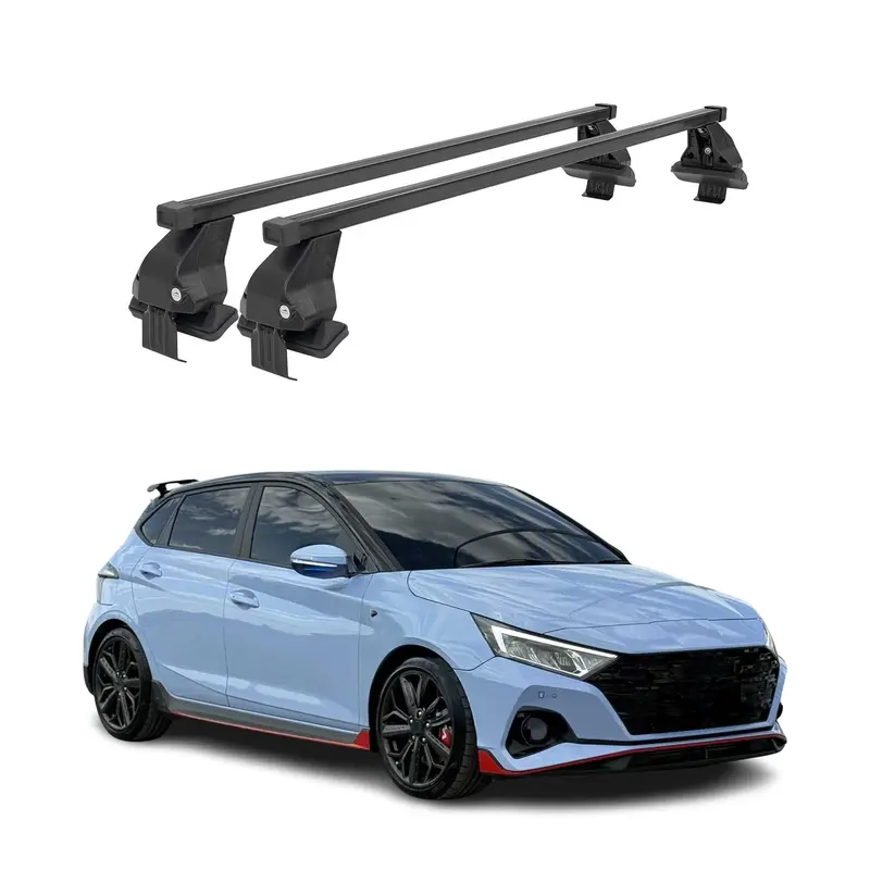 Barres Transversales Menabo pour Hyundai i20 N 2021-2024 Noir