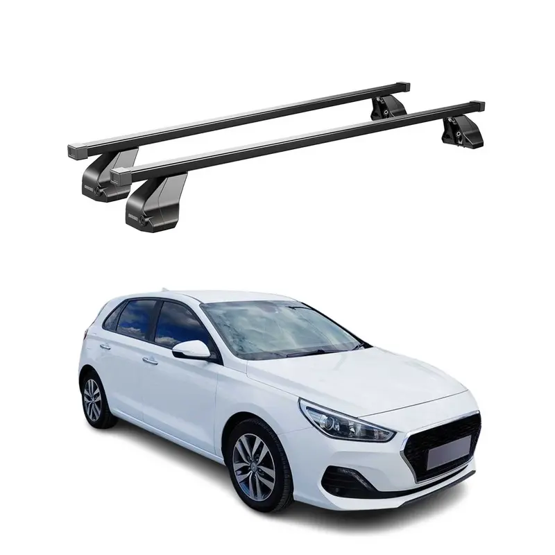 Barres Transversales Menabo pour Hyundai i30 2016-2020 3-portes Noir