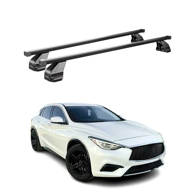 Barres Transversales Menabo pour Infiniti QX30 2017-2019 Noir