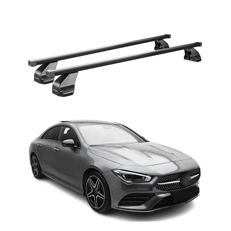 Barres Transversales Menabo pour Mercedes CLA C118 2019-2026 Noir