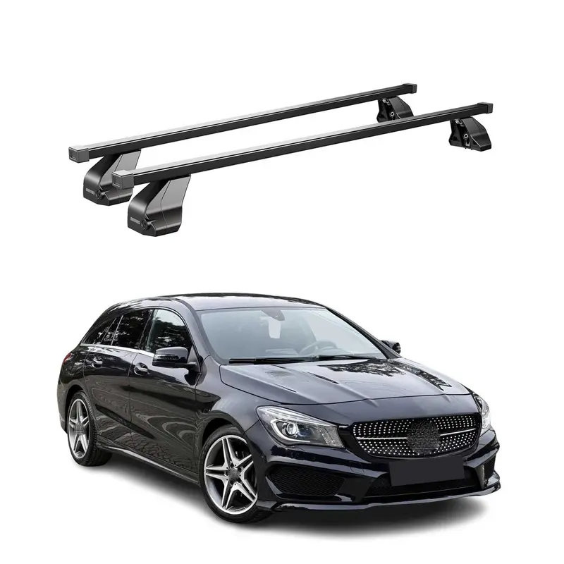 Barres Transversales Menabo pour Mercedes CLA X117 2015-2019 Noir