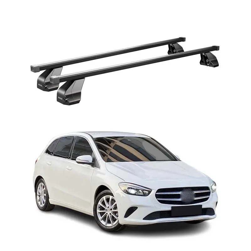Barres Transversales Menabo pour Mercedes Classe B W247 2019-2026 Noir