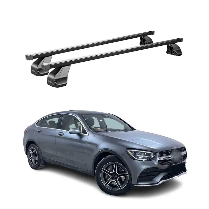 Barres Transversales Menabo pour Mercedes GLC C253 2020-2022 Noir